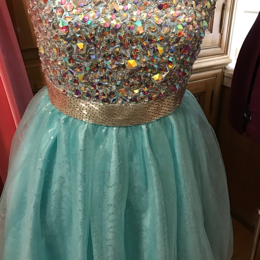 Aqua girls formal dress